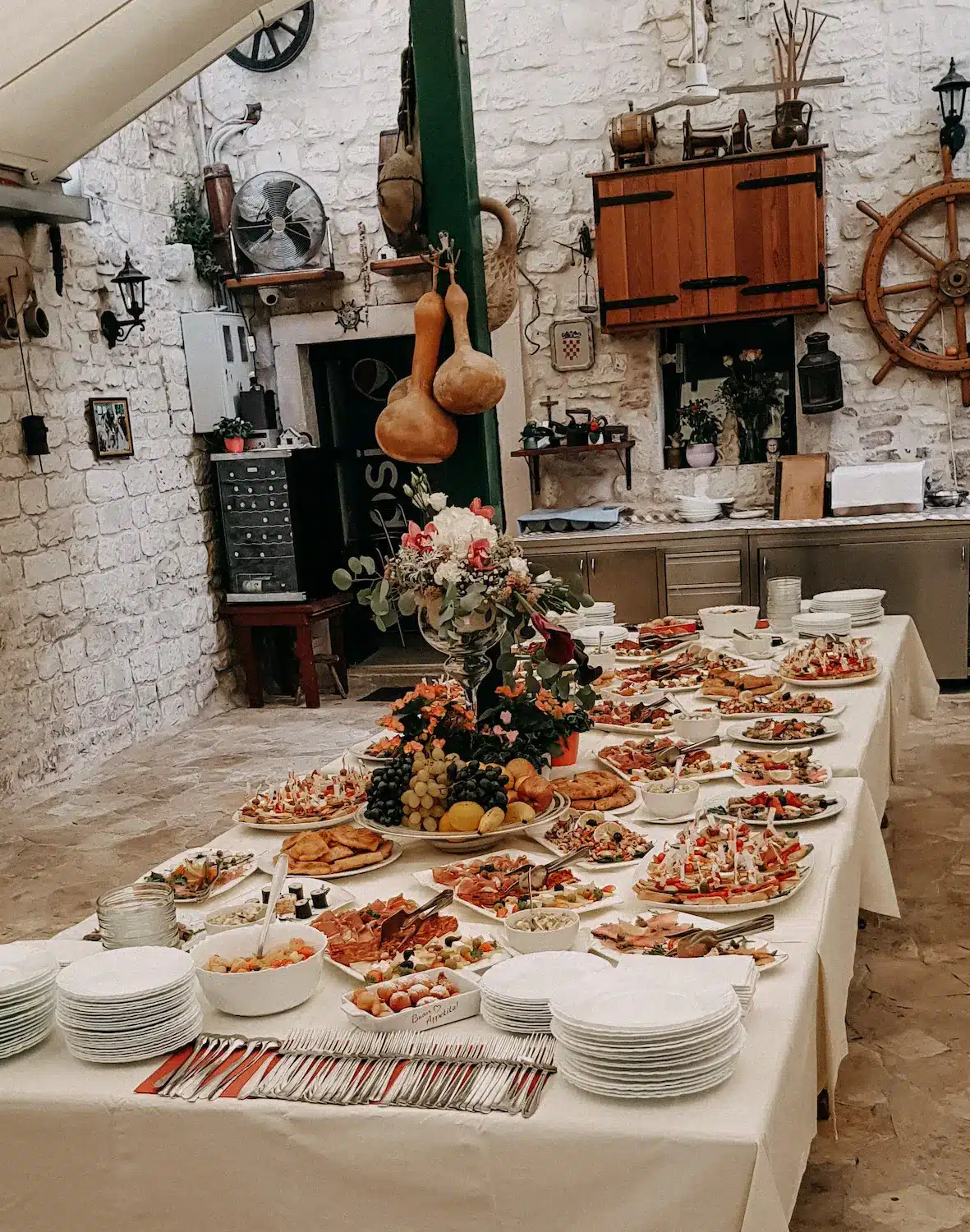 Restaurant Innen in Kroatien